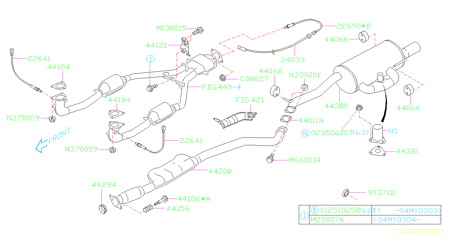 Subaru Legacy Oxygen Sensor Connector. Harness Sensor - 24039AA134 ...